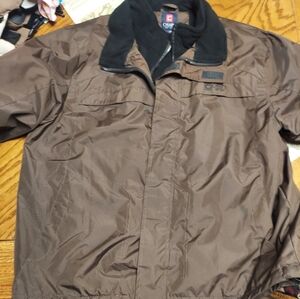 Chaps Men's Brown Performance Jacket Size Xl